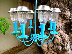 candelabru vechi gradina diy