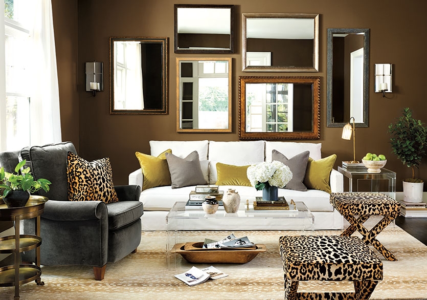 perete galerie oglinzi