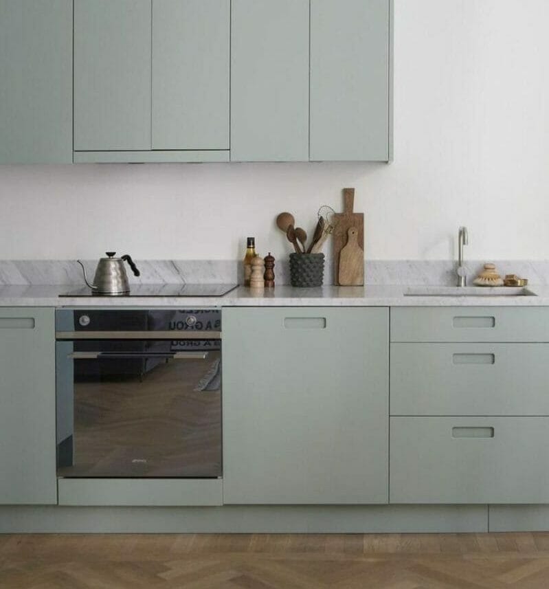 verde gri in designul interior