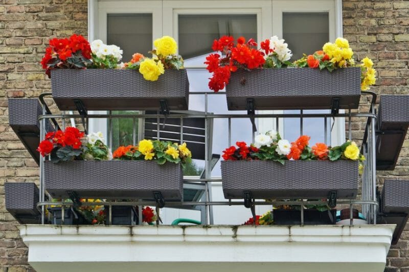 amenajare grădină balcon