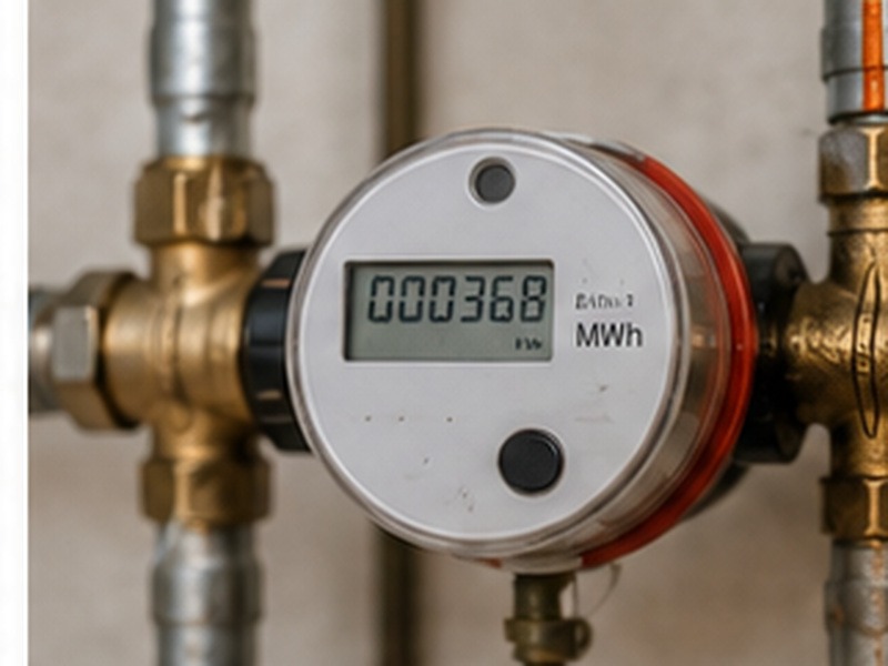 Contor individual de energie termică montat pe instalația de încălzire